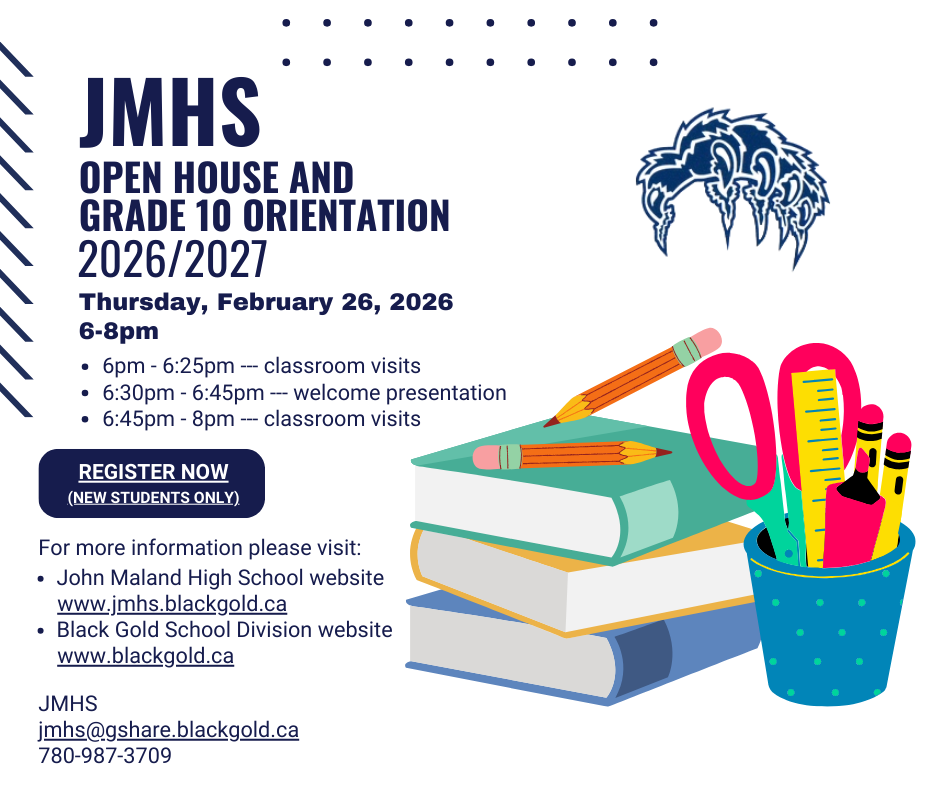 JMHS 2026 2027 Open House
